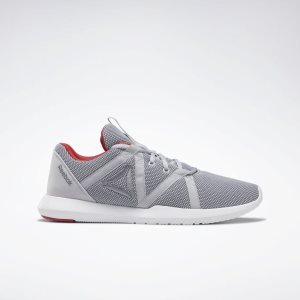 Reebok Reago Essential Trainingsschuhe Herren - Grau/Rot - DE 572-GOX